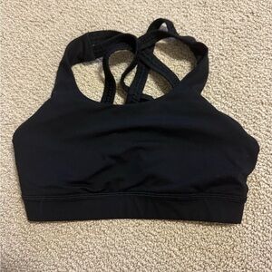 Lululemon Energy Bra Braided size 4 black